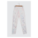 Trendyol High Waisted Mom Jeans with Ecru Tie-Dye Wash