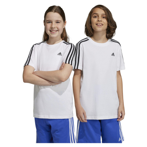 Detské tričko na cvičenie biele Adidas