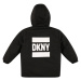DKNY Prechodná bunda  čierna / biela