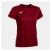 Women's T-Shirt Joma Combi Woman Shirt S/S Burgundy