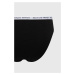 Nohavičky Tommy Hilfiger (3-pack) čierna farba, UW0UW02828