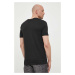 Bavlnené tričko BOSS BOSS CASUAL pánske,čierna farba,s potlačou,50481923