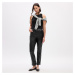 Kalhoty GAP Vintage Slim Faux Leather Pants Black Leather Look