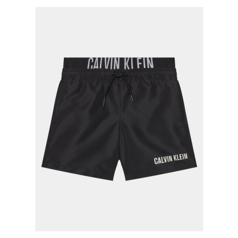 Calvin Klein Swimwear Plavecké šortky KV0KV00037 Čierna Regular Fit