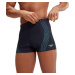 Speedo duo logo print aquashort true navy/harlequin green/true cobalt