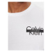 Calvin Klein S dlhými rukávmi Cut Through Logo Ls T-Shirt K10K112891 Biela Regular Fit