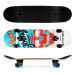 Spokey SKALLE Skateboard 78,7 x 20 cm, ABEC7, white-blue