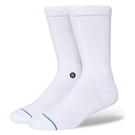 Stance Icon White Black - Pánske - Ponožky Stance - Biele - M311D14ICO-WHB