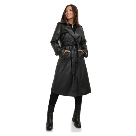 La Modeuse  67428_P156502  Kabátiky Trenchcoat Čierna