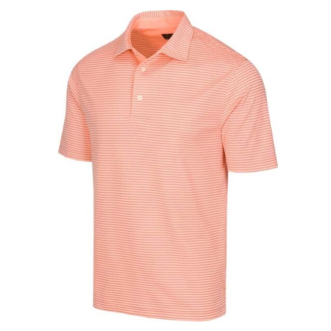 GREGNORMAN PROTEK ML75 STRIPE POLO Pánske golfové polo tričko, lososová, veľkosť