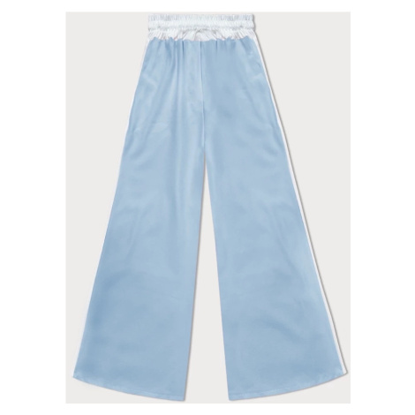 Dámske svetlomodré voľné nohavice s lampášmi (764ART) uni Made in Italy