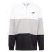 Nike Sportswear Tričko  sivá melírovaná / čierna / biela