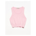 Dilvin Crew Neck Knitwear Sweater-pink 1027