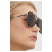 Slnečné okuliare Alexander McQueen dámske, šedá farba