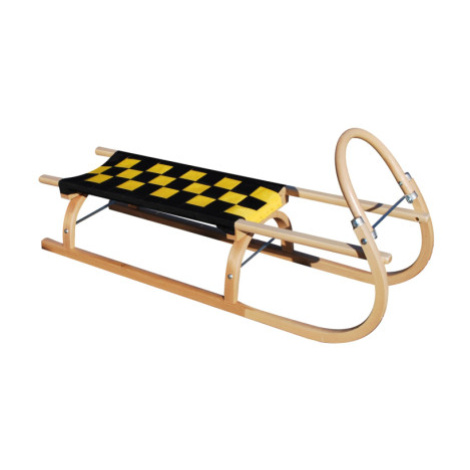 Sánky SULOV Sledge - 67, black yellow: 110cm