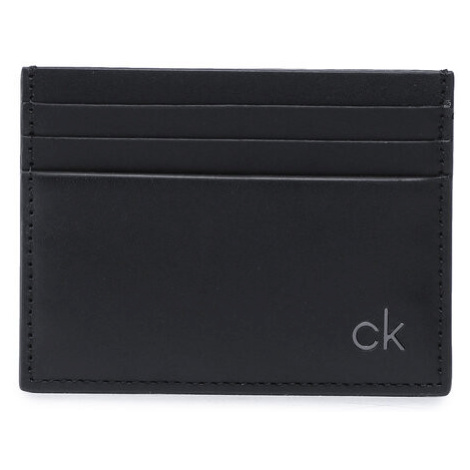 Calvin Klein Puzdro na kreditné karty Smooth Ck Cardholder K50K504298 Čierna