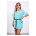 Dress with decorative belt mint