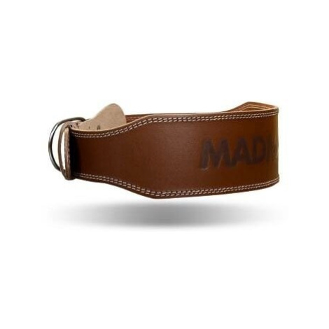 MadMax Full Leather Belt MFB246 Brown S