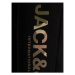 Jack&Jones Junior Teplákové nohavice Camo 12217066 Čierna Regular Fit