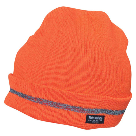 Cerva Turia Reflexná pletená čiapka 03140043 oranžová