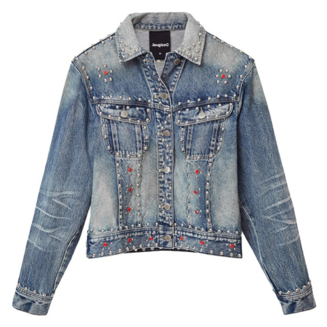 Desigual Prechodná bunda 'Jason'  modrá denim