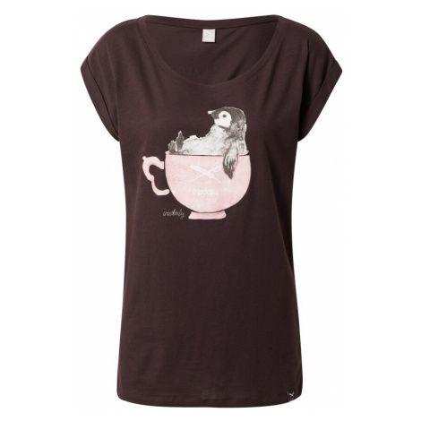Iriedaily Tričko 'Pingulax Tee'  sivá / ružová / burgundská / biela