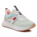 Tommy Hilfiger Sneakersy Flag Low Cut Lace-Up Sneaker T3A9-32747-0308 M Zelená