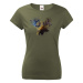 Dámské tričko Jeleň - tričko pre milovníkov zvierat