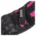 Dámske kožené moto rukavice W-TEC Pocahonta Farba čierno-ružová