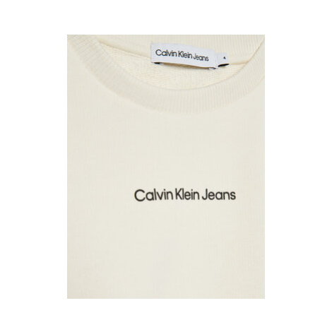 Calvin Klein Jeans Detský komplet Logo IG0IG01515 Biela Regular Fit