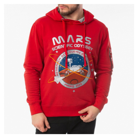 Alpha Industries - Mission To Mars Hoody - Speed Red