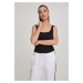 Women's wide-necked top in black