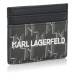 Peňaženka Karl Lagerfeld K/Mono. Klassik Cardholder Čierna