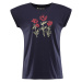 Women's T-shirt ALPINE PRO OMBA mood indigo variant pa
