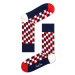 Happy Socks Ponožky  námornícka modrá / červená / biela