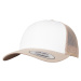 Retro Trucker Colorful front khaki/white/khaki