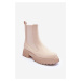 Beige Isminna Classic Leather Chelsea Boots