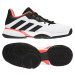 adidas Barricade K White/Black Junior Tennis Shoes