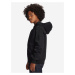 Čierna chlapčenská ľahká bunda s kapucňou DC Rowdy