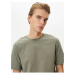 Koton Men's Khaki T-Shirt - 4sam10160hk