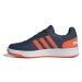 Juniorská rekreačná obuv ADIDAS Hoops 2.0 crew navy true orange cloud white