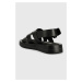 Sandále Pepe Jeans SUMMER dámske, čierna farba, na platforme, PLS90578
