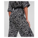 Overal Karl Lagerfeld Printed Jumpsuit Giraffe Black/White