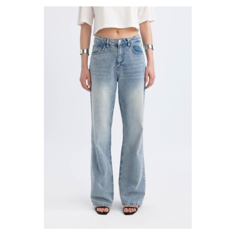 DEFACTO 90'S Wide Leg High Waist Wide Leg Long Jeans