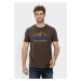 Tričko Camel Active T-Shirt 1/2 Arm Dark Chocolate