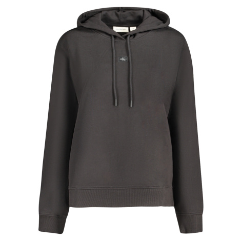 Čierna mikina Calvin Klein s kapucňou