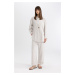 DEFACTO Harem Linen Blended Trousers