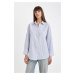 DEFACTO Oversize Fit Oxford Long Sleeve Shirt