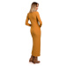 Made Of Emotion Dress M544 Dark Yellow