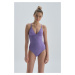 Dagi Lilac Covered Triangle Swimsuit